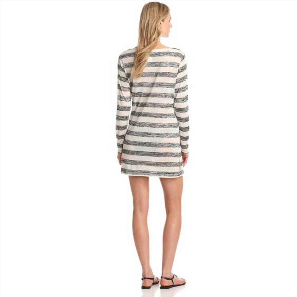 La Blanca Swim Cover Up Dapper Sleeve Tunic Beach - Picture 2 of 4